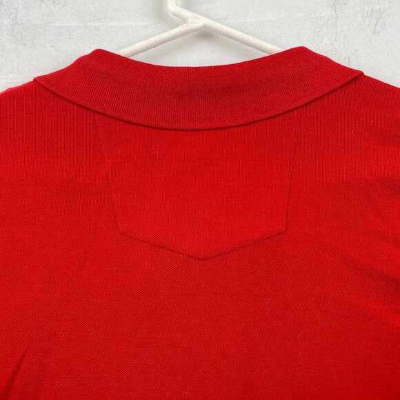 Robert Graham Men's Polo Shirt 2XL Red Paisley Placket - Picture 13 of 13